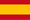 Bandiera spagnola: rosso e giallo. Simbolo nazionale Spagna.